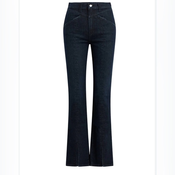 Joe's THE ALEXIS bootcut jeans size 31 with front slits dark blue - Picture 12 of 12